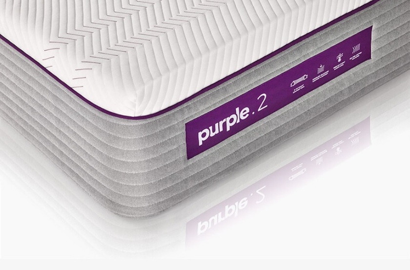 purple 2 mattress packaging