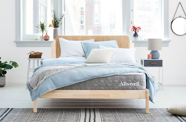 allswell mattress in bedroom