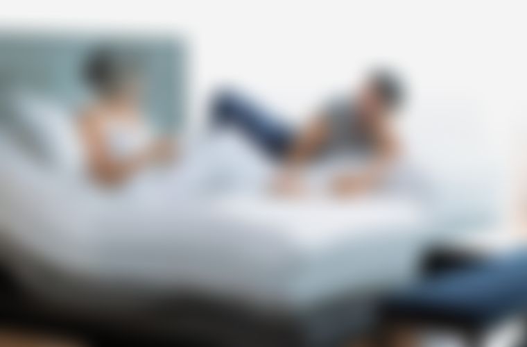 couple on mattress for adjustable beds